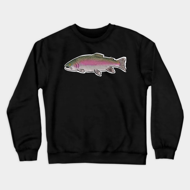 Rainbow Trout Crewneck Sweatshirt by DurrStickers